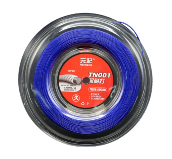 Paket Reel Senar Tenis Nilon Kekuatan Tarik Tinggi 1,30mm