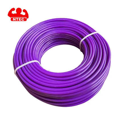 Garis Pemangkas Nilon 1kg/hank Kekuatan Tinggi 3.5mm Bulat Ungu