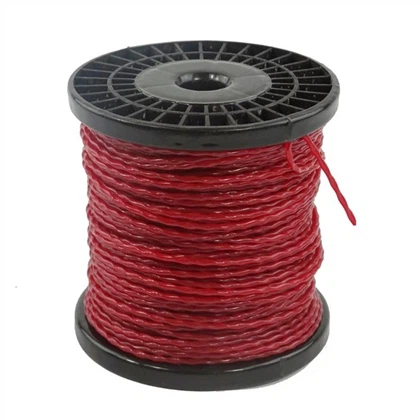 Twist Nylon Trimmer Line Kebisingan Rendah Untuk Gulma Tangguh